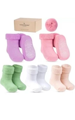 Baby Shower HANA MAMA 10Pairs SocksOrganic Baby Thermal Organic 6-12mSocks Boxed