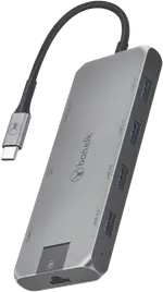 Bonelk Long-Life USB-C to 8in1 Multiport Hub (Space Grey)