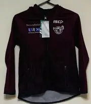 MANLY SEA EAGLES NRL KIDS HOODIE BRAND NEW WITH TAGS SIZE 6-14