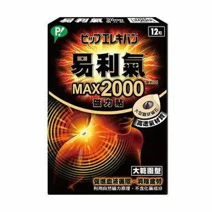 易利氣 MAX 2000磁力貼 12顆