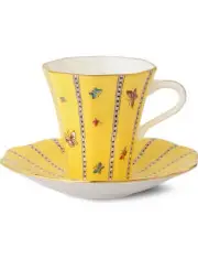 Brand newin box - WEDGWOOD "YELLOW BUTTERFLY" Teacup and Saucer set