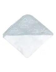 [Bubba Blue] Single Nordic Hooded Towel in Blue
