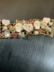 Betsey Johnson Whiteout Skull Toggle Bracelet Extremely Rare - P2