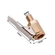 10/20/40/80Cm Locking Air Chuck with Air Hose and Standard Tire Valve Fine Threa