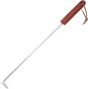 iplusmile Stainless Steel Barbecue Hook with Ergonomic Handle Versatile Meat Turner and Skewering Tool for Outdoor Grilling and Indoor Cooking Smoking Utensil