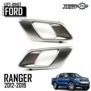 Fits Ford Ranger PX Mazda BT-50 2012-2019 Door Handle Inner Silver SET (for: Mazda)