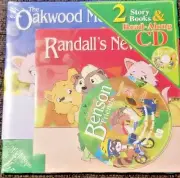 BENSON & FRIENDS 2 Story Books & Read-Along CD - Randall's New Bike NEW/SEALED