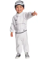 Cute White Stormtrooper Toddler Boys Costume