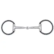 Myler Bits Myler Black Steel Western Dee SS Dots Snaffle