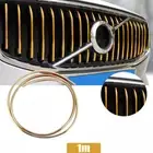 Auto Front Grille Clip Chrome Strip Protective Cover Decoration Car Accessories