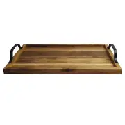 NEW CLASSICA ACACIA TRAY 44 X 24CM Serving Breakfast Table Rectangular