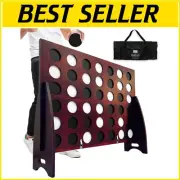 Giant 4 in A Row Game - XL 4ft x 3ft, Weatherproof & Portable Fun for Family