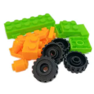 工程車積木 668 汽車積木 (有4款)/一款入(促20) 工程車 戰車 警車 兒童玩具 DIY益智積木 拼裝積木-CF131043