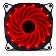 Vetroo Red 120mm 15LED Cooling Case Fan for PC Computer Quiet Edition CPU Cooler
