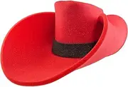 [FUNSTITUTION] Funny Cowboy Cowgirl Oversize Party Hat Foam