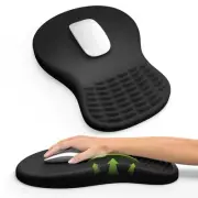 Ergonomic Mouse Pad with Wrist Rest, Memory Foam Wrist Support for Carpal Tun...