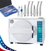 18L Dental Autoclave Steam Sterilizer Medical Sterilization+Drying/Handpiece Kit
