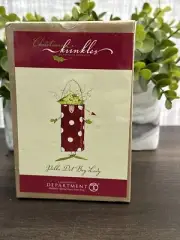 Dept 56-Patience Brewster, Krinkles Ornament Polka Dot Bag Lady New Sealed