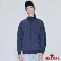 在飛比找momo購物網優惠-【BRAPPERS】男款 立領休閒外套(藍)