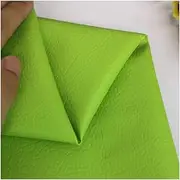 bandezid Grained Faux Leather Fabric Heavy Duty Leatherette Vinyl Leathercloth Upholstery Textured Material Faux Leather Soft Feel Material Upholstery Fabrics by The metre-Green 1.38x7m