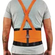 Ergodyne ProFlex 100HV Economy Spandex Hi-Vis Back Support