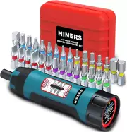 1/4 Drive Torque Screwdriver Wrench Set 10-70 in.-lb. 31 Pieces Torque Wrench