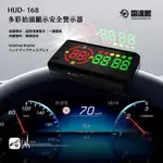 T7HB4【 雷達眼 HUD-168】多彩抬頭顯示安全警示器 新式區間測速 一鍵更新 內建天線/喇叭