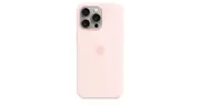 iPhone 15 Pro Max Silicone Case with MagSafe — Light Pink