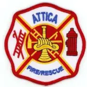 MICHIGAN MI ATTICA FIRE RESCUE DEPARTMENT NICE SHOULDER PATCH POLICE SHERIFF