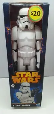 Star Wars Stormtrooper 12" action figure 2014 BNIB Hasbro 4+ with weapon