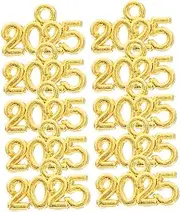 [ULDIGI] Pendant Graduation Charm Graduation Year Charm Necklace Charms Custom Charm Bracelet Number Charms Bracelet Charms Bag Hanging Charms Zinc Alloy Golden