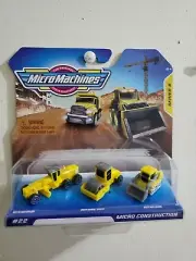 2021 Hasbro, Micro Machines, Series 6 Starter Pack, #22 MICRO CONSTRUCTION