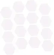 Generic 100pcs Quilting Paper Molds Flexible DIY Quilting Tool for Sewing Crafts Patchwork Hexagonal Paper Templates for Easy Hand Decoration and Personal Projects