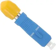 ETHZZLE Male to St Female Hybrid Optical Fiber Adapter Connector Reliable Flange Type for Quick Connectivity Compatible with Fiber Optic Communication and Computer Networks