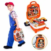 22Pcs/Set Construction Tool Workbench Accessories Pretend Play Toy Kit for Toddler Kids