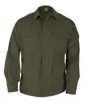 Propper Bdu Army Outdoor Casual Jacket Coat Jacket Shirt Olive Ll Large Long