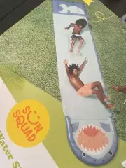 Sun Squad Shark Water Slide, 18 ft Long Summer Water Toy NEW Unopened