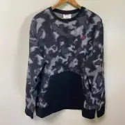 And1 Mens Size Large L Crew Sweatshirt Front Pocket Water Resistant New