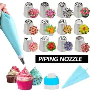 Cake Decorating Tools Kit Icing Piping Nozzles Cream Icing Bags Cake Pastry Tips
