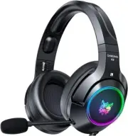 ONIKUMA Gaming Headset with7.1 Surround Sound Stereo WITH NOISE CANCELING LED L