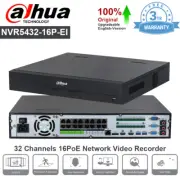 Dahua NVR5432-16P-EI 32MP 32 Channel 16PoE NVR IP Security Video Audio Recorder