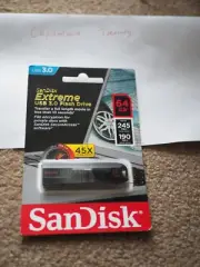NEW sealed CZ80 Sandisk Extreme USB flash drive 64GB MLC