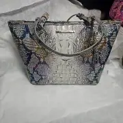 Brahmin Medium Asher Spellbound Ombre Leather Tote Bag shoulder Purse