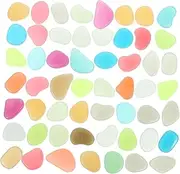 BESPORTBLE 1 Fluorescent Resin Stones for Fish Tanks Glow the Dark Aquarium Gravel Decorative Pebbles for Aquatic Gardens and Aquariums