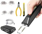 Portable Plastic Welder USB Staple Stapler Bumper Repair Welding Kit Garage Tool