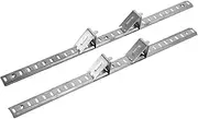 WEKADRIN 2 Sets Refrigerator Strips Fridge Small Window Indicator Slipper Rack Display Rack Freezer Freezer Bracket Freezer Card Freezer Accessories Hardware Freezer Silver Stainless Steel