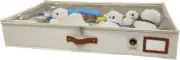 XL Underbed Storage Containers with See-Through Zip Lid, Thick Metal Zippers
