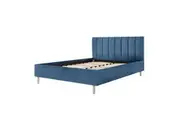 Kelly Velvet Bed Frame - Ocean Blue - Double
