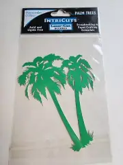 Scrapbooking DieCut Shape - Palm Trees Beach Vacation Sumner Crafting New #19