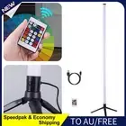 AU RGB Corner Floor Lamp Dimmable Floor Lamp for Living Room Bedroom (Remote & A
